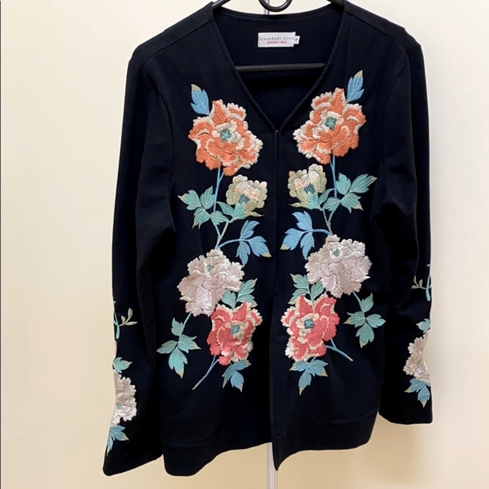 Johnny Was Embroidered Jacket